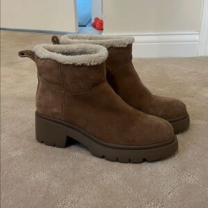 Steve Madden Brown Suede Ankle Boots